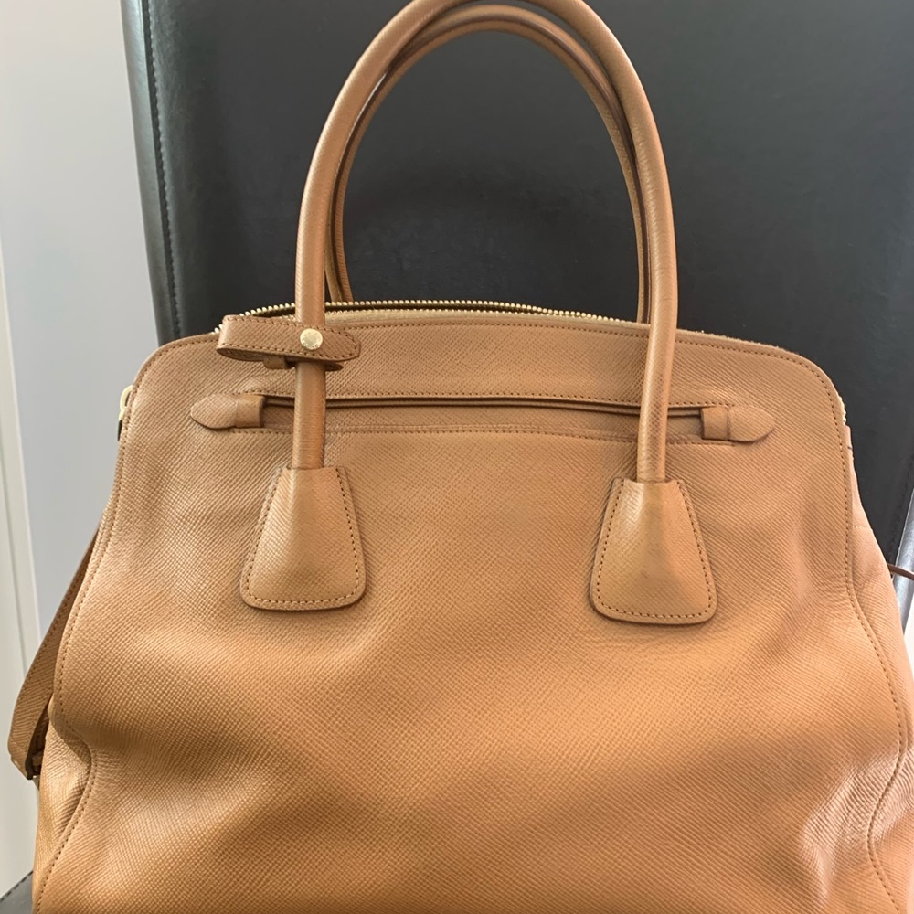 Beautiful, Authentic Large Prada Double Handle Bag - image 4